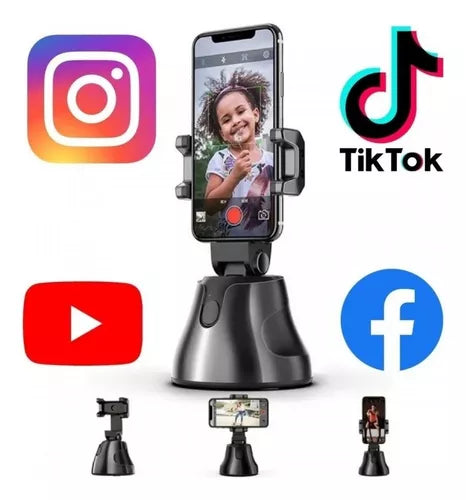 Soporte Inteligente para Celular con Rotación 360° | KyM Emprendedores