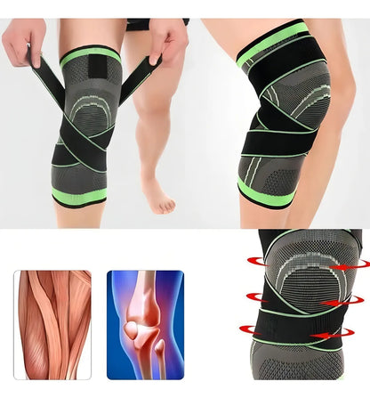Rodillera Elastica Compresion Ajustable