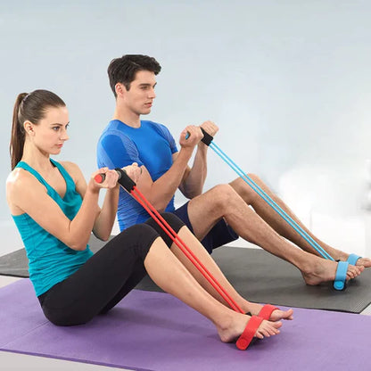 Bandas Elásticas con Pedal para Tonificar Todo el Cuerpo | KyM Emprendedores